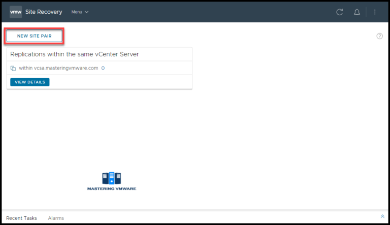 How to Configure Site Pair in vSphere Replication 8 Step by Step | Mastering VMware
