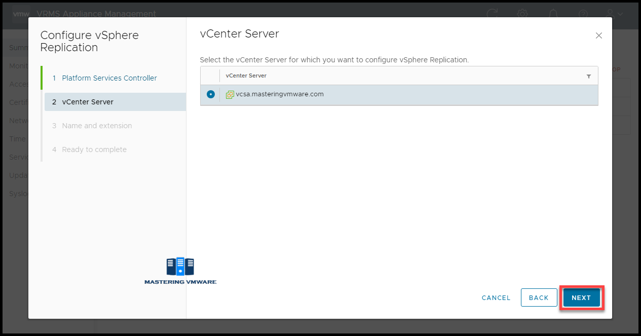 configure-vsphere-replication8-8-4